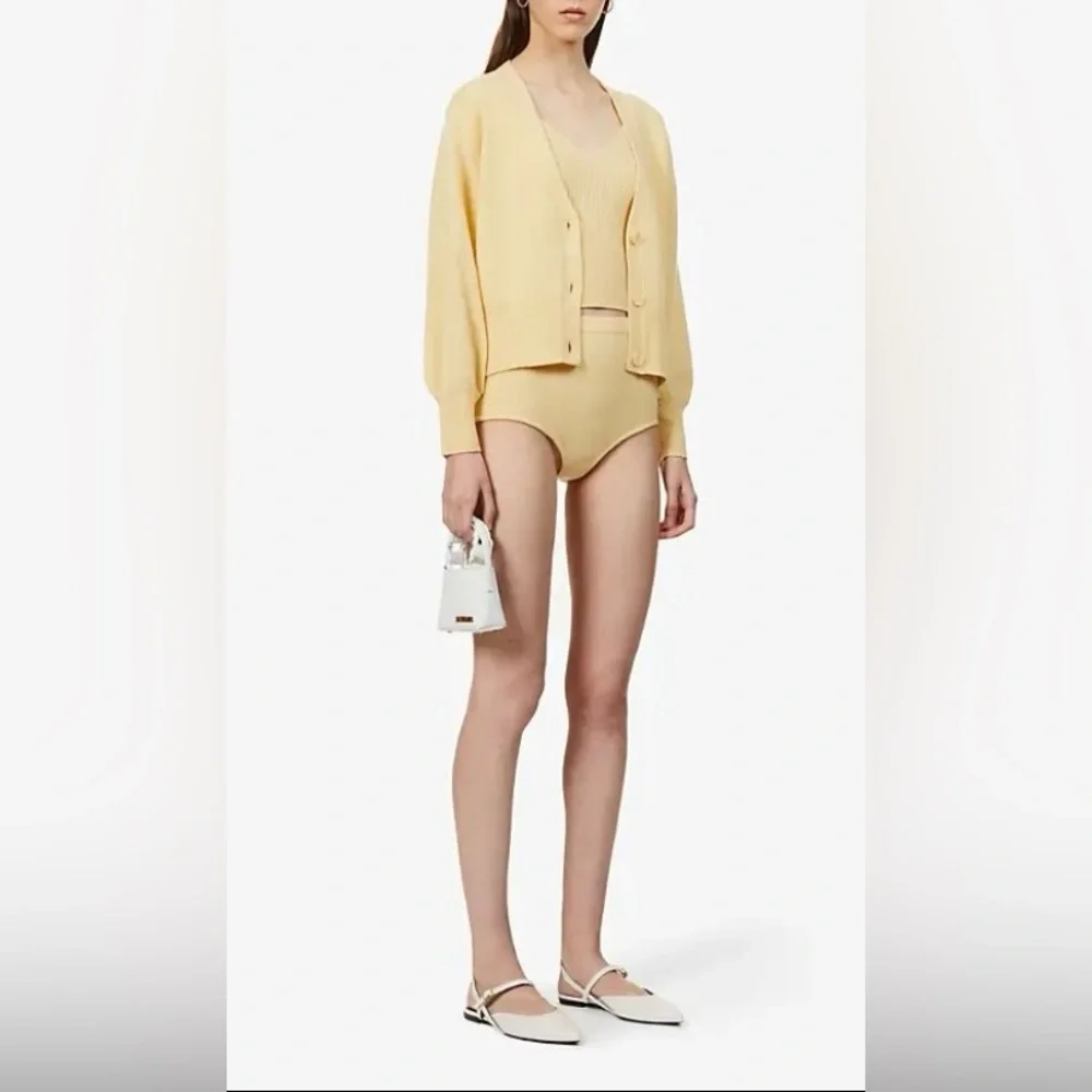 SANDRO
Happy Balloon-Sleeved Wool Cardigan - Light
Yellow - Picture 4 of 11